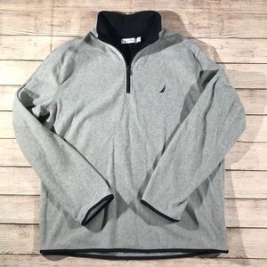 Nautica quarter zip sweater men’s size Large